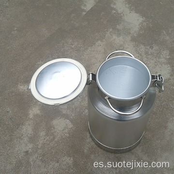 latas de aluminio selladas, leche, granos y barriles de arroz